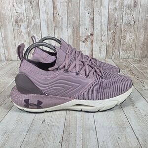 Under Armour HOVR Phantom 3 SE Womens Mauve Purple Running Shoes 7.5 3024155-804